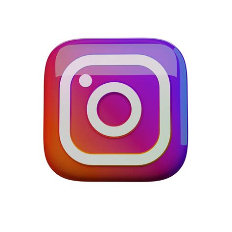 Instagram 3d logo png download